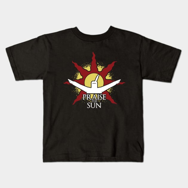 Praise the sun Kids T-Shirt by yeyitoalba